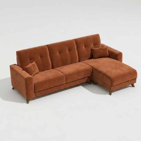 Bari Chaise Sofa Earthy RHF