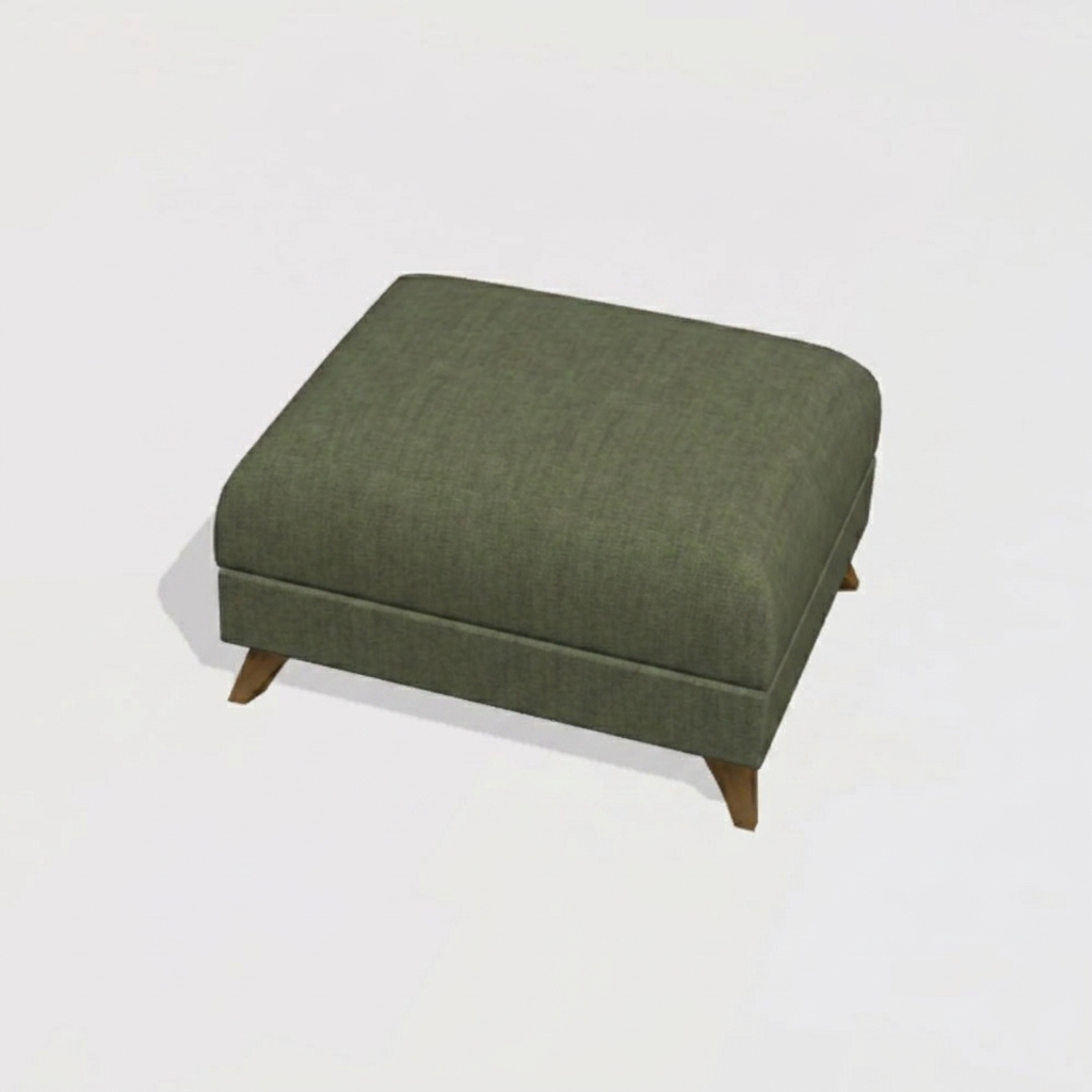 Bari Footstool Green