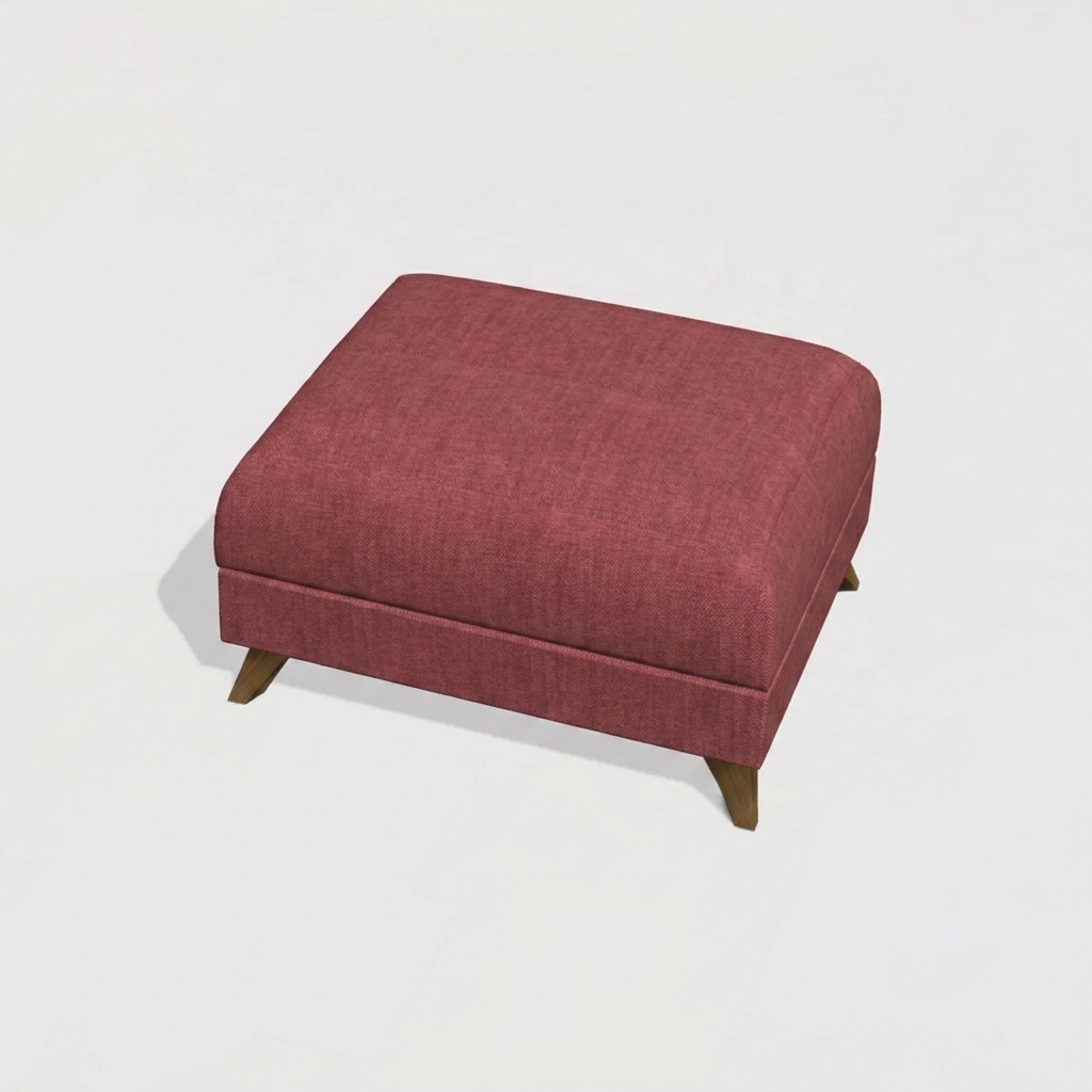 Bari Footstool Pink
