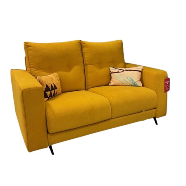 Bari 2 Seater Yellow Sofa
