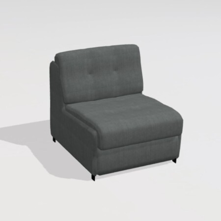 Bolero armless armchair bed