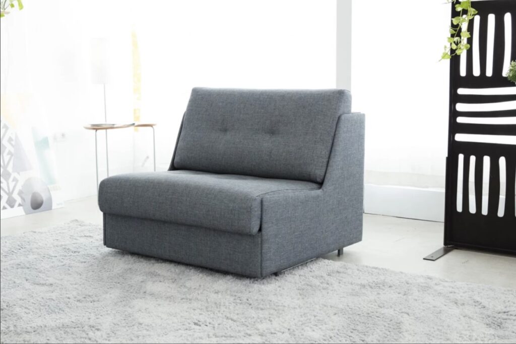 Bolero Armless Armchair Bed By Fama (107cm) - Image 3