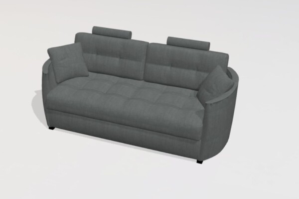 Bolero Curved Arm 3 Seater