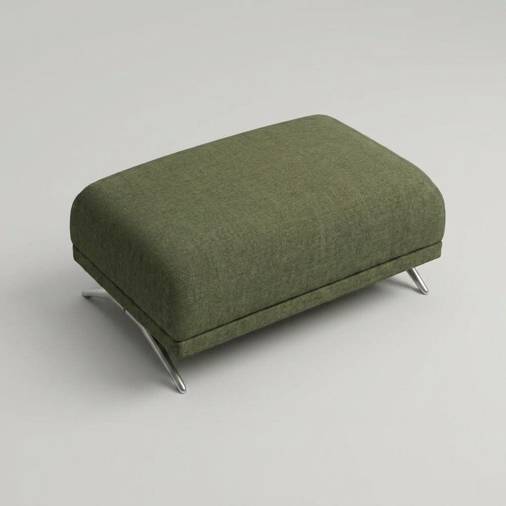 Boston Footstool Green
