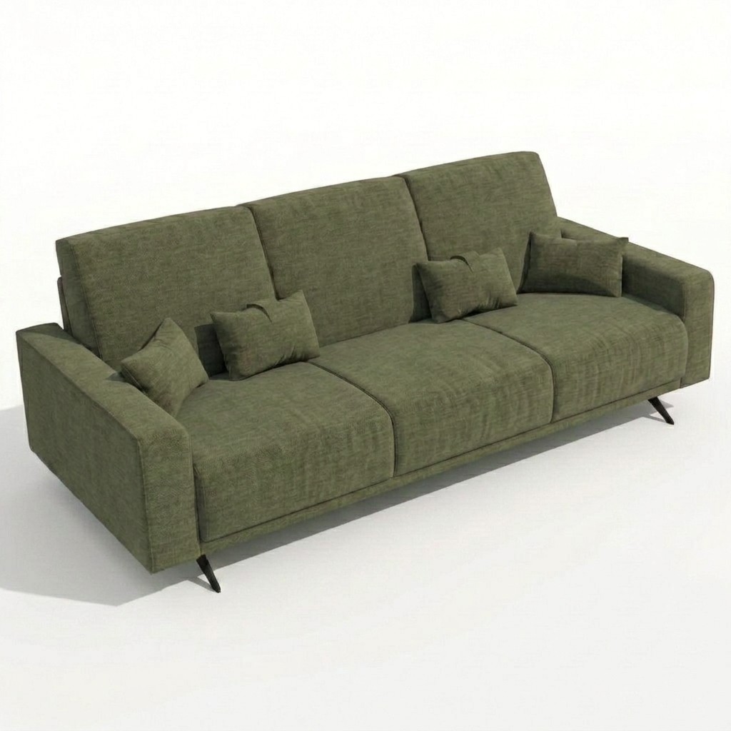 Boston Large Sofa Green