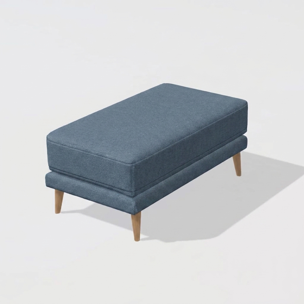 Helsinki Footstool Blue