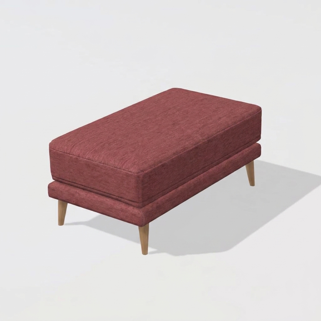 Helsinki Footstool Pink