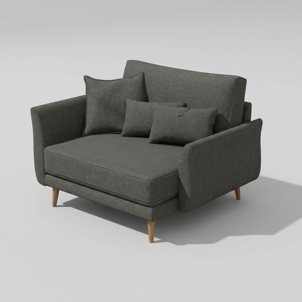 Helsinki Snuggler Charcoal RHF Short Arm