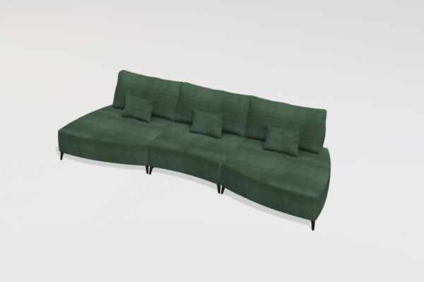 Kalahari K1+M+K2 Curved Sofa