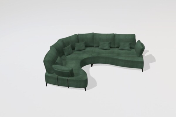 Kalahari U1+H1+R+MB2+U2 Corner Sofa