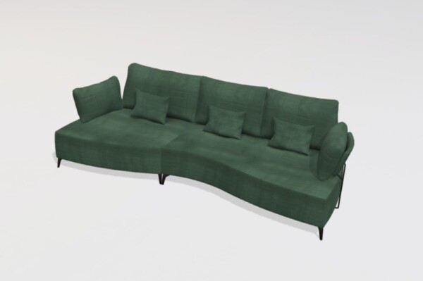 Kalahari U1+K1+MB2+U2 Curved Sofa