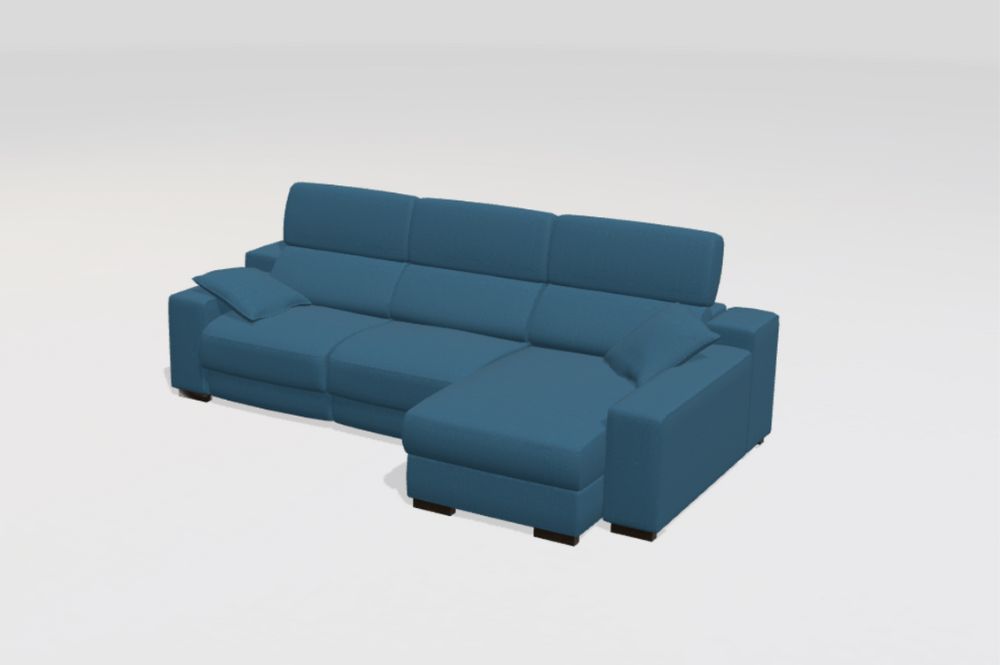 Loto Fabric Chaise Sofa 290cm