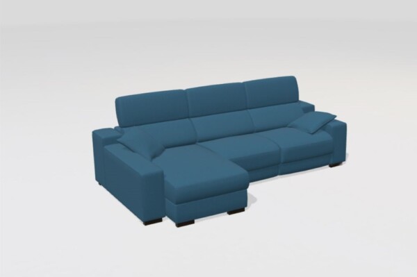 Loto Fabric Chaise Sofa LHF 290cm