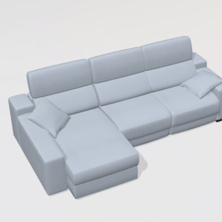 Loto FA1+N+N Chaise Sofa Leather