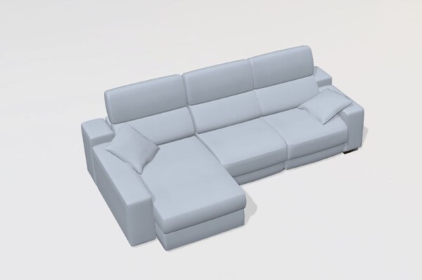 Loto FA1+N+N Chaise Sofa Leather