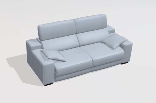 Loto M+M 4 Seater Leather Sofa