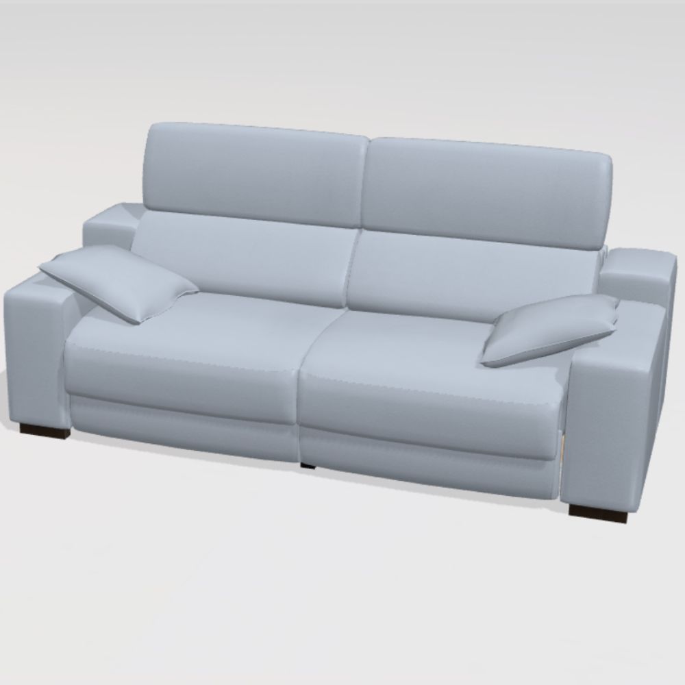 Loto M+M 4 Seater Leather Sofa