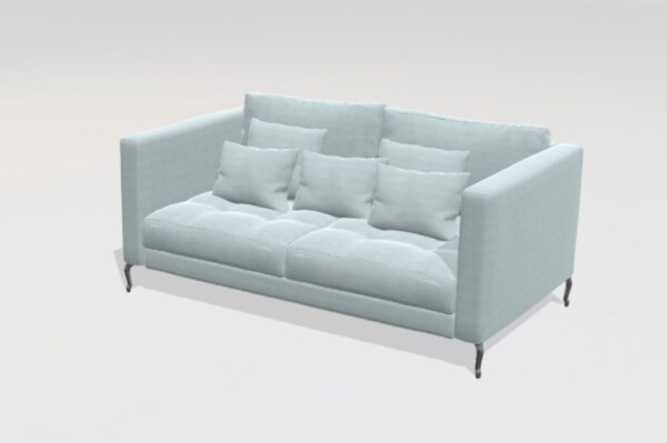 Opera 2 2 Seater Sofa High Arms