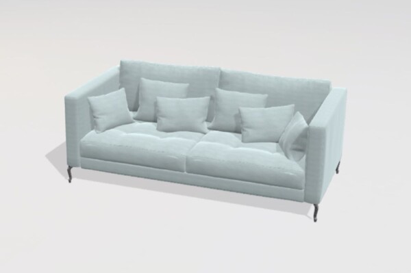 Opera 3 3 Seater Sofa High Arms