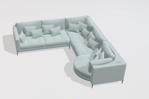 Opera MBX1b+RJ2+Y2 Corner Sofa