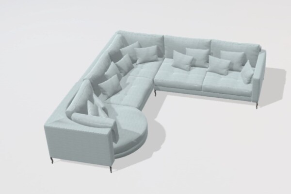 Opera Y1+RJ1+MBX2b Corner Sofa