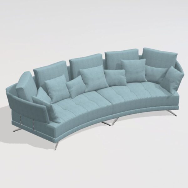 Pacific W Curved Sofa