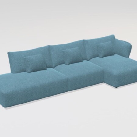 Teseo Chaise Sofa H2+A+F from Fama