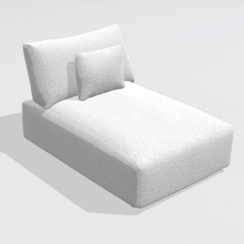 Teseo F chaise module from Fama