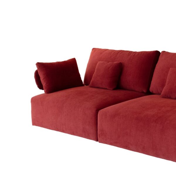 Teseo Red Sofa