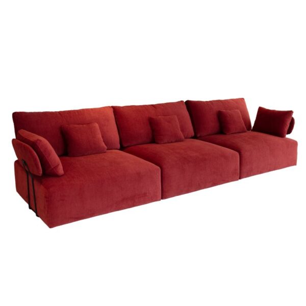 Teseo Red Sofa