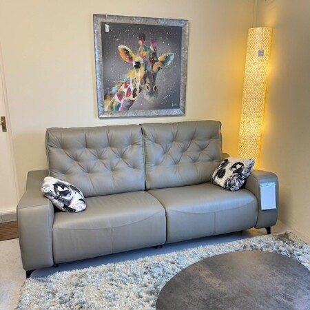 Avalon leather sofa clearance