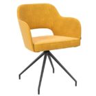 Chicago Swivel Dining Chair - Ochre