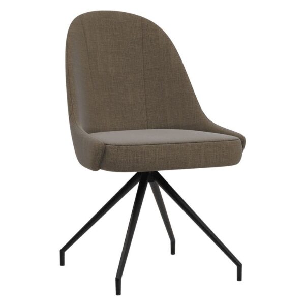 Miami - Taupe Swivel Dining Chair