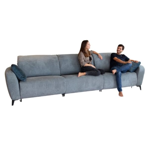 Babylon Fabric M+M+M XL sofa By Fama 300cm (optional electric recliner)