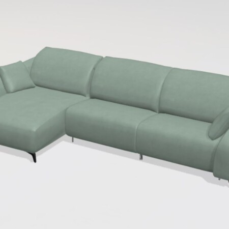 Babylon G1+M+M Fabric chaise sofa