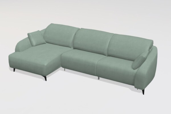 Babylon G1+M+M Fabric chaise sofa