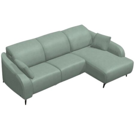 Babylon N+N+F2 fabric chaise sofa
