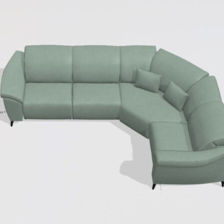 Babylon N+N+Z+N Fabric corner sofa