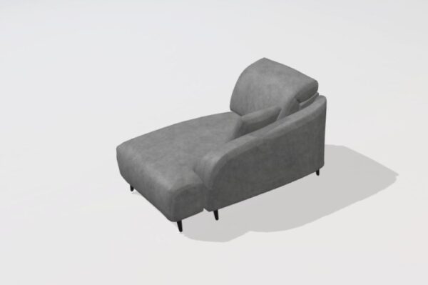 Babylon F2 Fabric Chaise Module