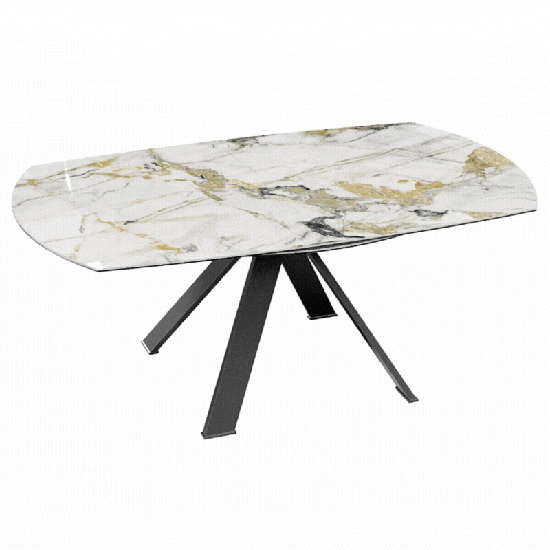 Grande Austin Extending Ceramic Dining Table from Akante - 115 -190 x 190cm