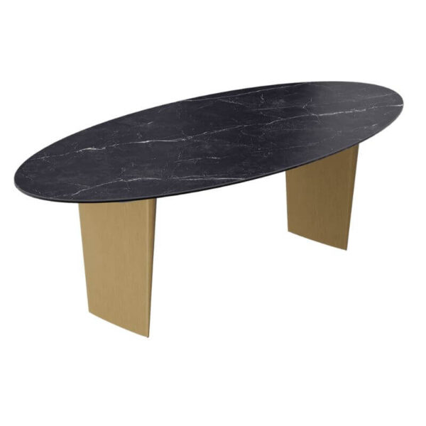 Goliath Lacquered Steel with Bronze Effect - Marquina Top