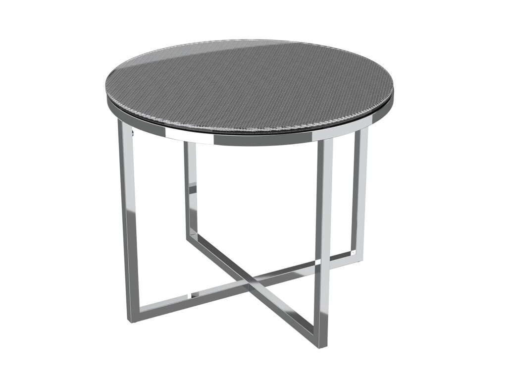 Talia Side Table stainless steel - Mesh