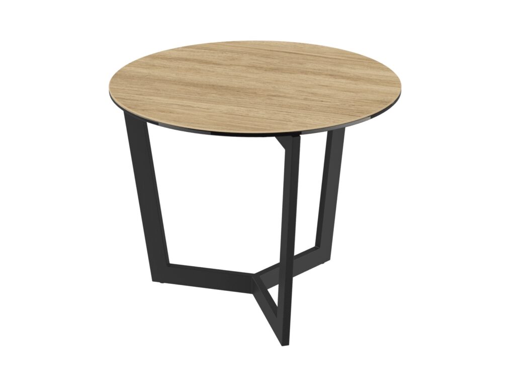 Tamara Laque Side Table - Ceramic Clear Oak