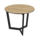 Tamara Laque Side Table - Ceramic Clear Oak
