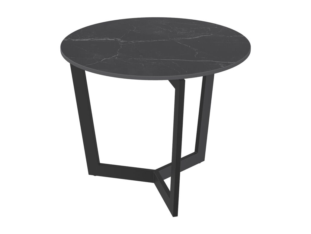 Tamara Laque Side Table - Marquina Marble