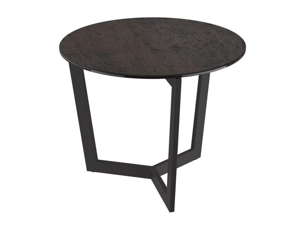 Tamara Laque Side Table - Steel Ceramics