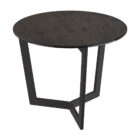 Tamara Laque Side Table - Steel Ceramics