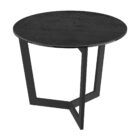 Tamara Laque Side Table - Titanium Ceramic