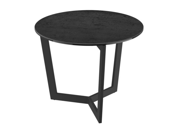 Tamara Laque Side Table - Titanium Ceramic