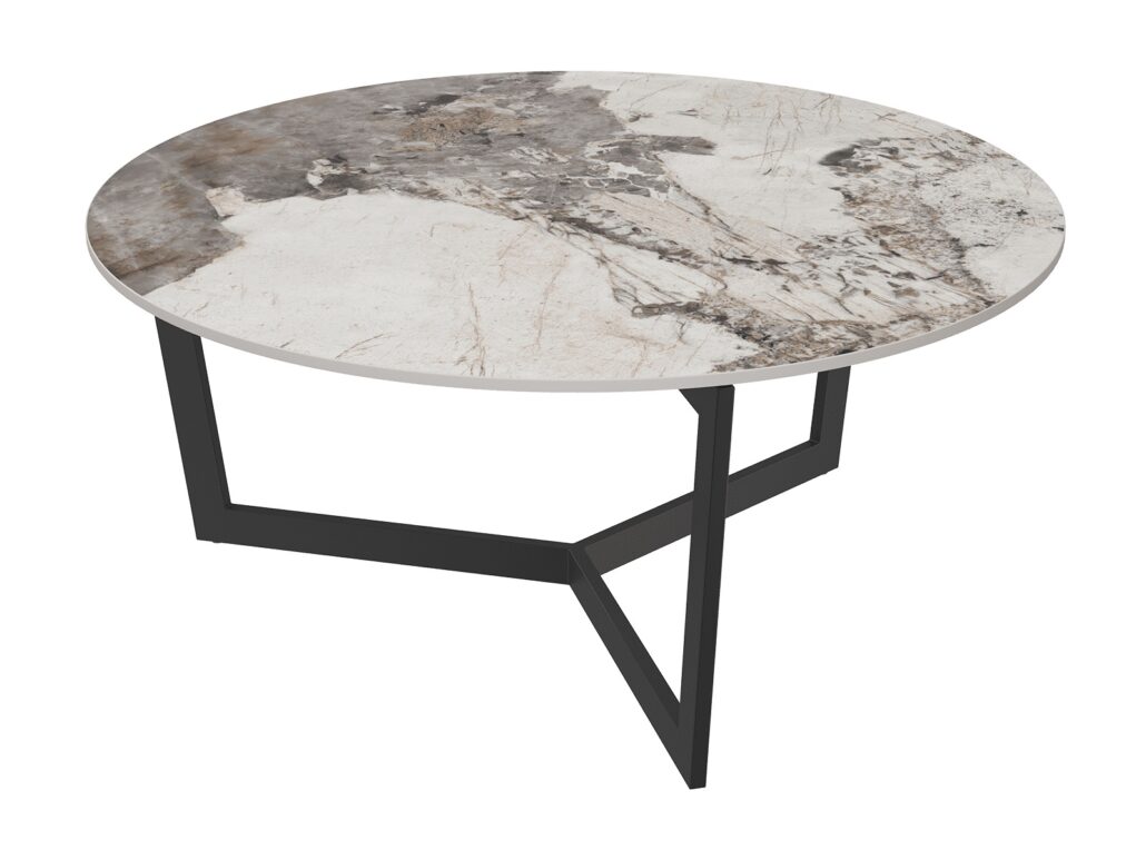 Tamara laque coffee table - Calcatta Marble